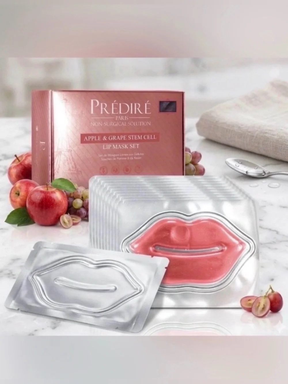 Predire Apple & Grape Stem Cell Lip Mask 10 Piece Set - Retail $400